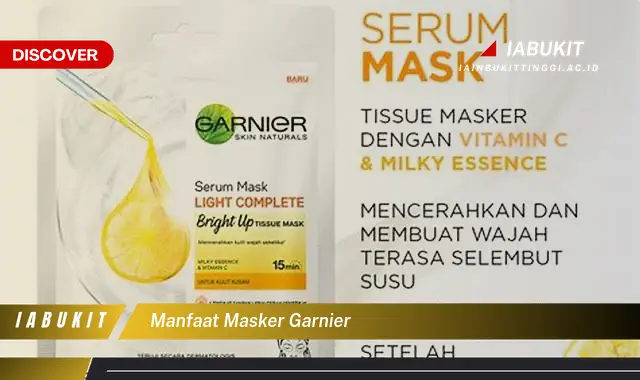 manfaat masker garnier