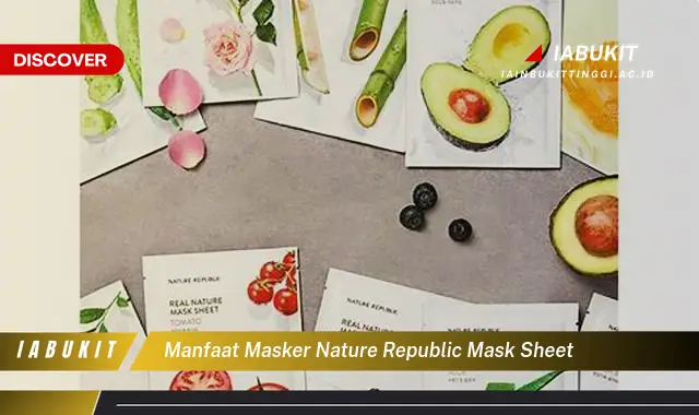 manfaat masker nature republic mask sheet