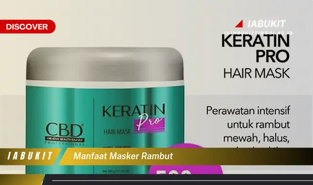 manfaat masker rambut