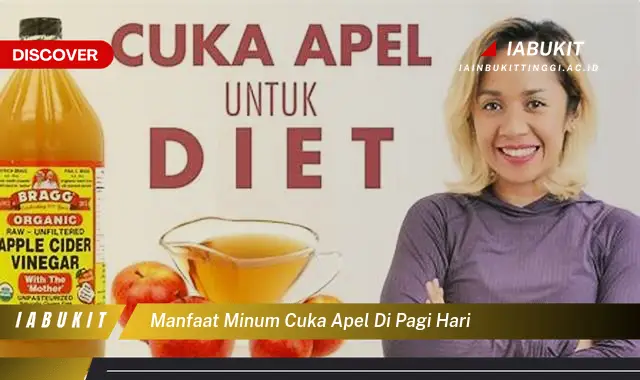 manfaat minum cuka apel di pagi hari