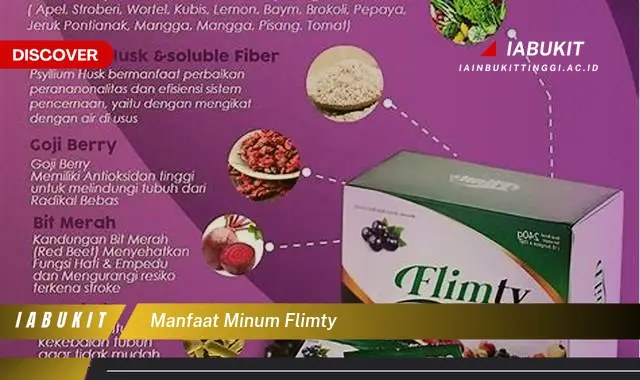 manfaat minum flimty