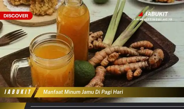 manfaat minum jamu di pagi hari