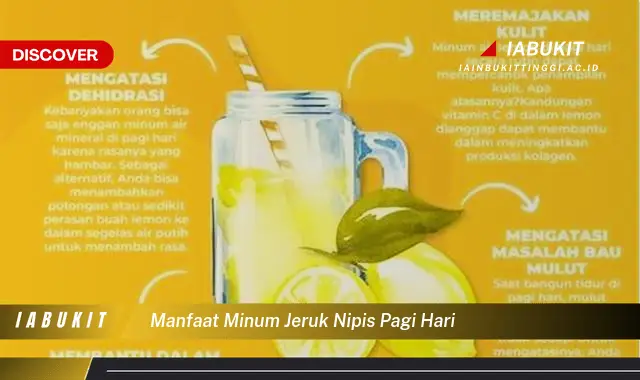 manfaat minum jeruk nipis pagi hari