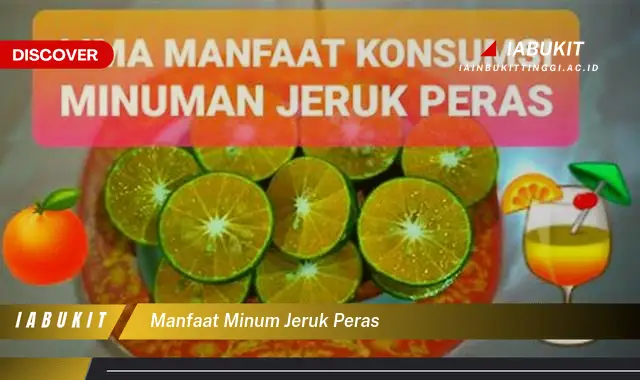 manfaat minum jeruk peras