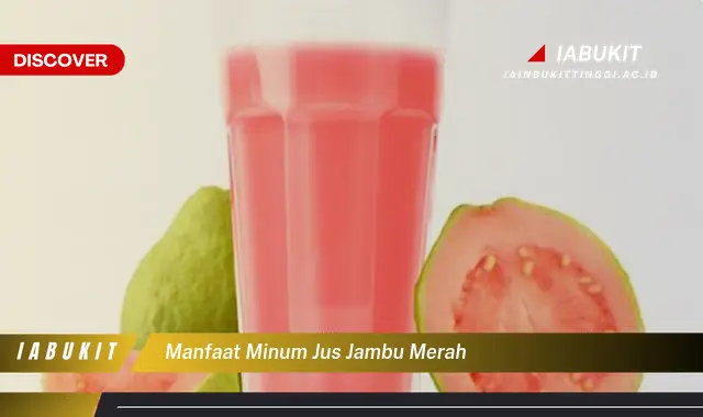 manfaat minum jus jambu merah