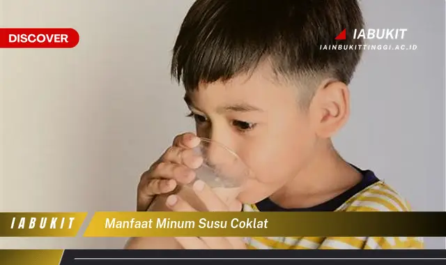 manfaat minum susu coklat