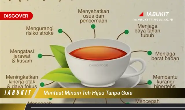 manfaat minum teh hijau tanpa gula