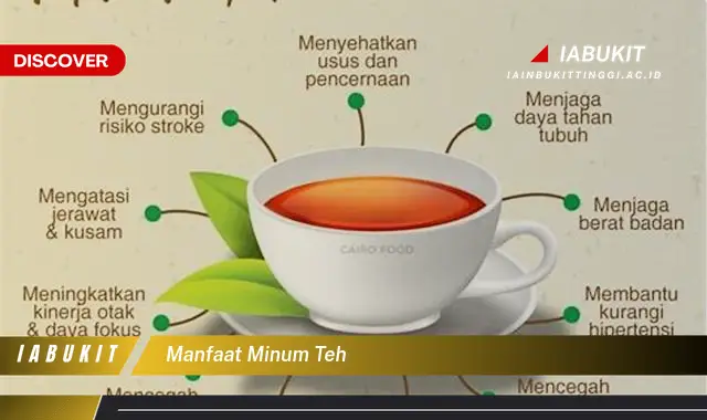 manfaat minum teh