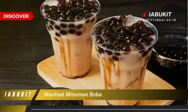 manfaat minuman boba