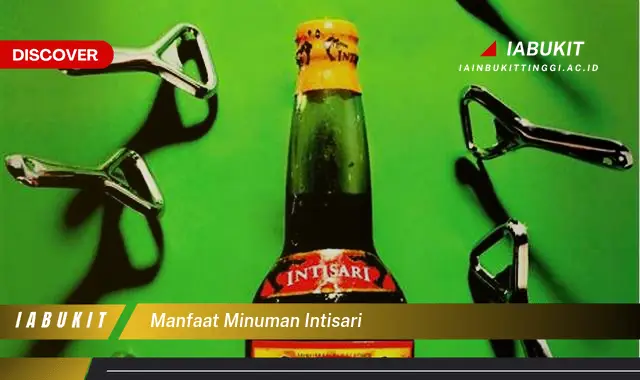 manfaat minuman intisari