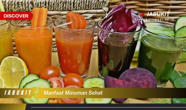 manfaat minuman sehat