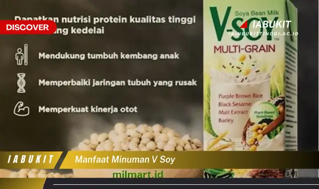 manfaat minuman v soy manfaat minuman v soy