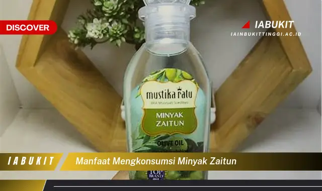 manfaat mengkonsumsi minyak zaitun