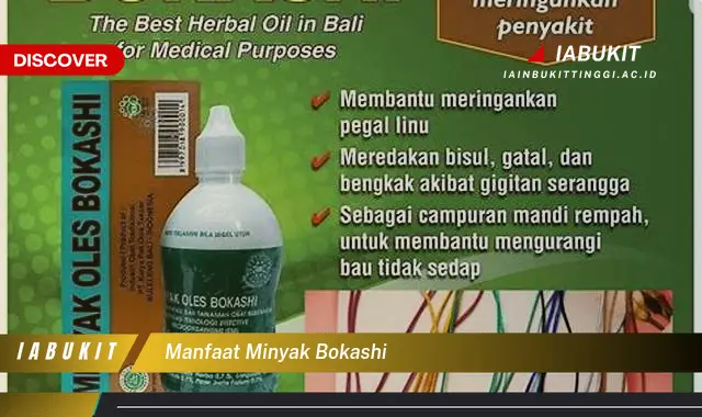 manfaat minyak bokashi manfaat minyak bokashi
