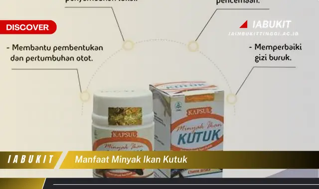 manfaat minyak ikan kutuk