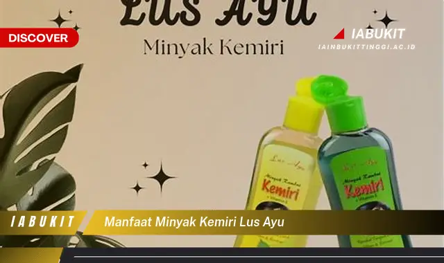 manfaat minyak kemiri lus ayu