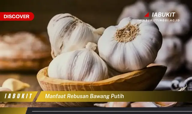 manfaat rebusan bawang putih