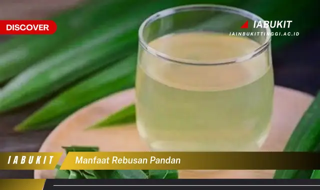 manfaat rebusan pandan