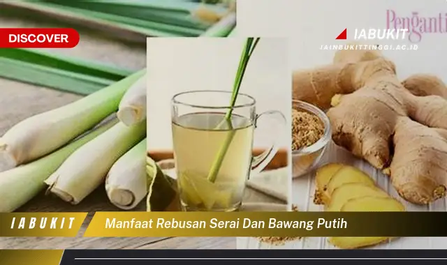 manfaat rebusan serai dan bawang putih