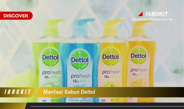 manfaat sabun dettol