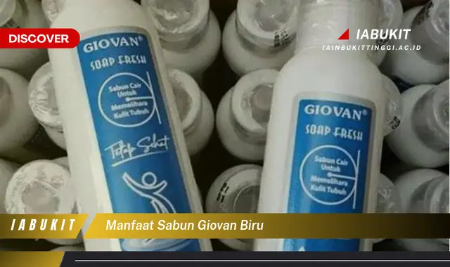 manfaat sabun giovan biru