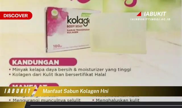 manfaat sabun kolagen hni