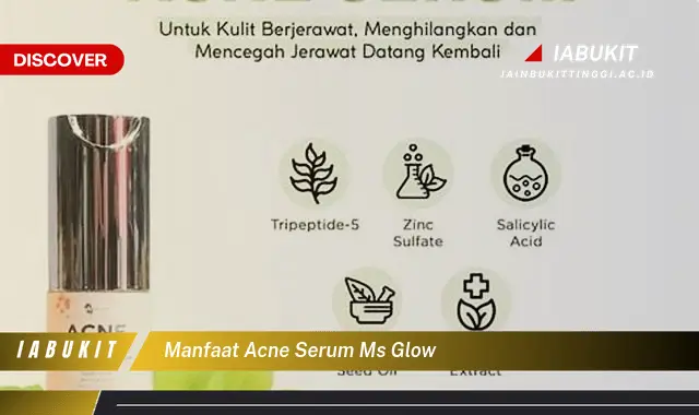 manfaat acne serum ms glow