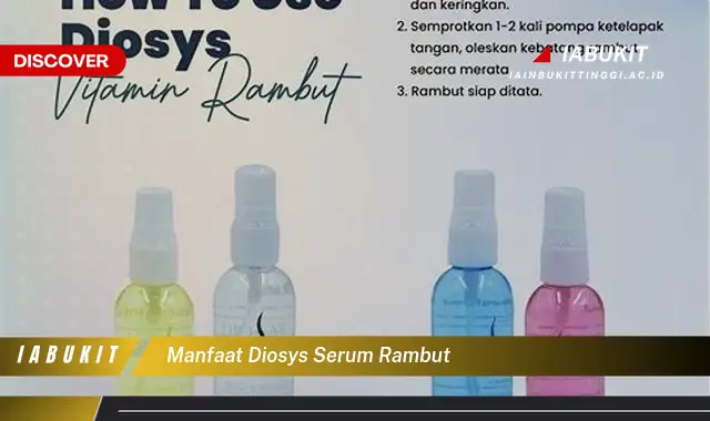 manfaat diosys serum rambut