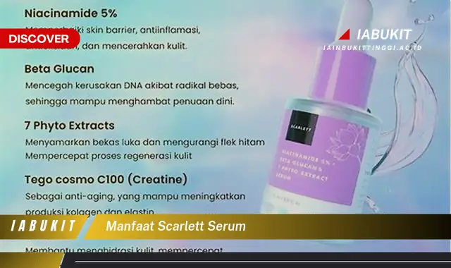 manfaat scarlett serum