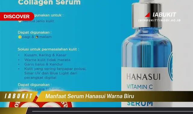 manfaat serum hanasui warna biru