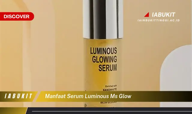 Temukan 7 Manfaat Serum Luminous MS Glow yang Bikin Kamu Penasaran ...