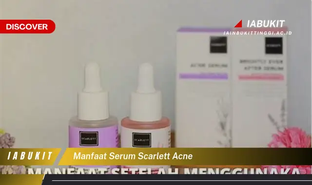 manfaat serum scarlett acne