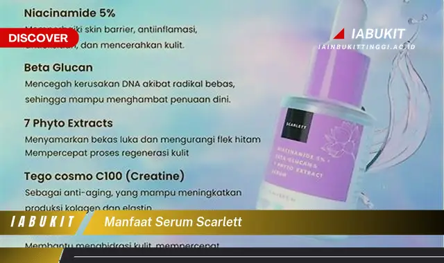 manfaat serum scarlett