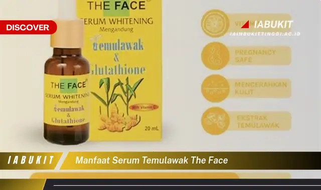 manfaat serum temulawak the face