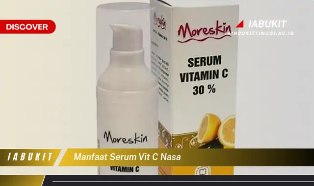 manfaat serum vit c nasa