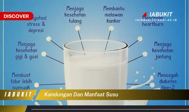 kandungan dan manfaat susu