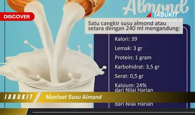 manfaat susu almond