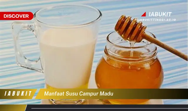 manfaat susu campur madu