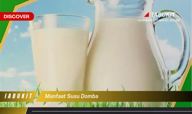 manfaat susu domba