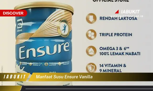 manfaat susu ensure vanilla