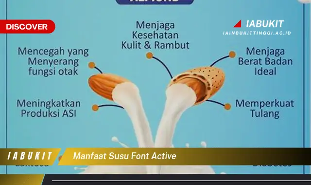 manfaat susu font active manfaat susu font active