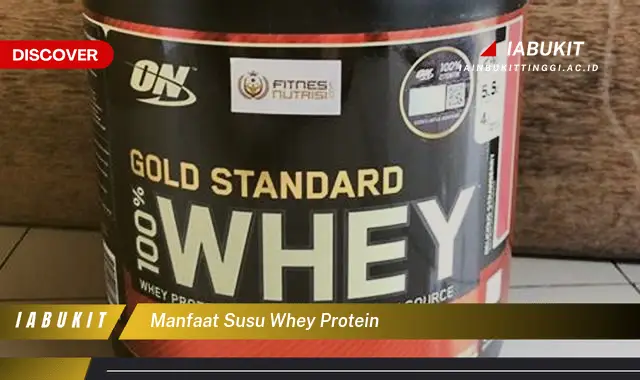 manfaat susu whey protein