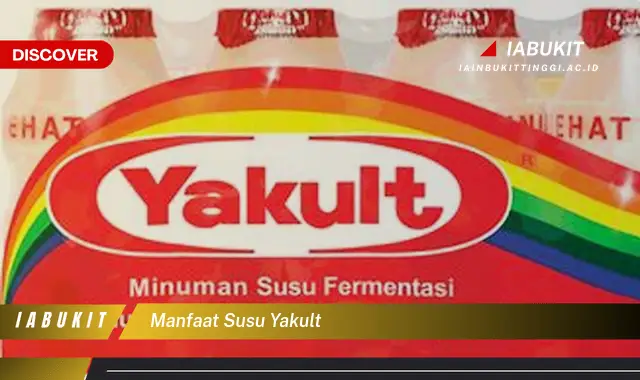 manfaat susu yakult