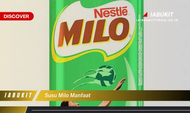 susu milo manfaat