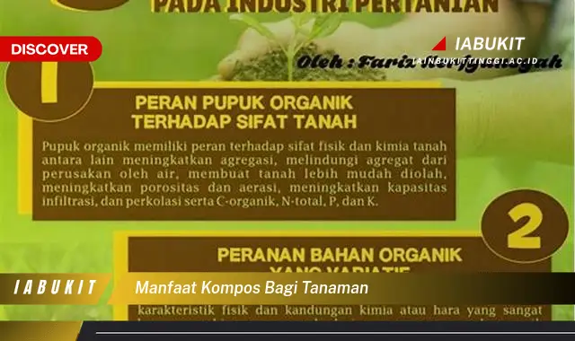 manfaat kompos bagi tanaman