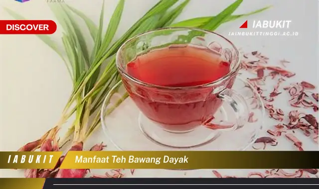 manfaat teh bawang dayak