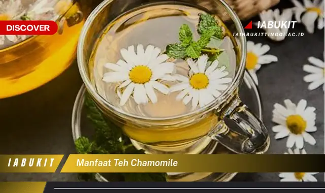 manfaat teh chamomile