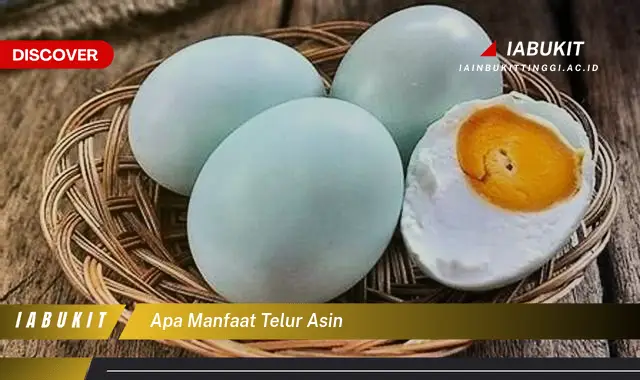 apa manfaat telur asin