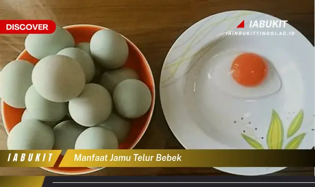 manfaat jamu telur bebek