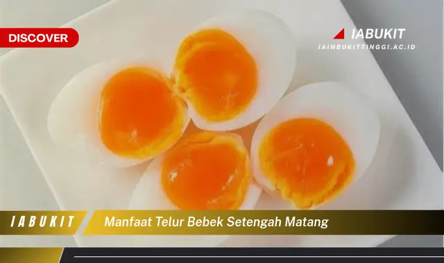 Temukan 7 Manfaat Telur Bebek Setengah Matang yang Bikin Kamu Penasaran!